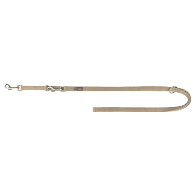 Trixie Hondenriem Premium Verstelbaar Tweelaags Zand 200X1 Cm