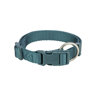 Trixie Halsband Hond Premium Petrol Blauw 15-25X1 Cm