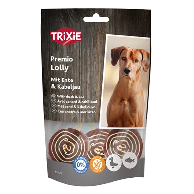 Trixie Premio Lolly Met Eend En Kabeljauw 6X80 Gr