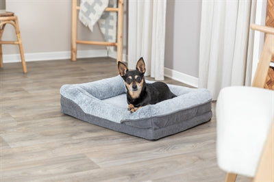 Trixie Vital Hondenmand Lino Hoekig Grijs / Lichtgrijs 90X65 Cm