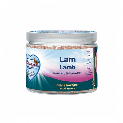 Renske Gezonde Beloning Mini Hartjes Lam 100 Gr
