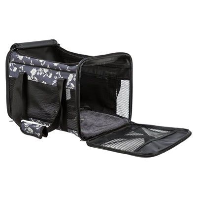 Trixie Hondentas Adrina Met Print Zwart 42X26X27 Cm