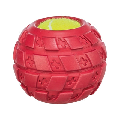 Trixie Tennisbal In Rubber Band Natuurrubber 7,5 Cm 3 St
