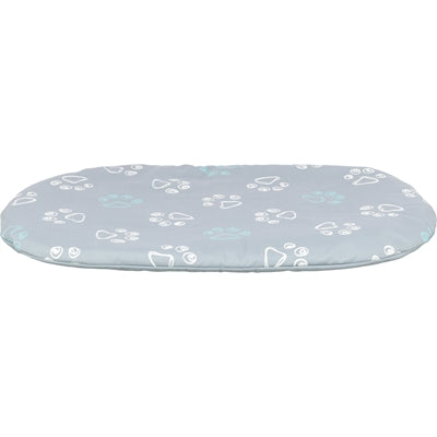Trixie Hondenkussen Jimmy Cotton Look Ovaal Lichtgrijs 44X31 Cm
