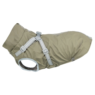 Trixie Regenjas Hond Pontis Rain Met Tuig Olijfgroen 24 Cm