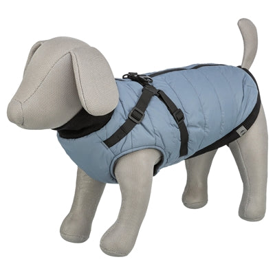Trixie Hondenjas Pontis Met Tuig Blauwgrijs 24 Cm