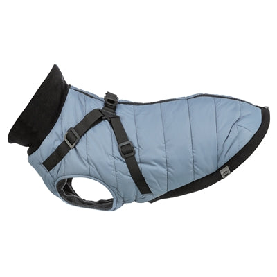 Trixie Hondenjas Pontis Met Tuig Blauwgrijs 24 Cm