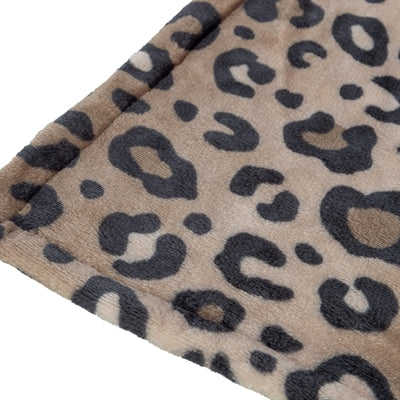 Trixie Hondendeken Leo Softpluche Panterprint Bruin 70X50 Cm
