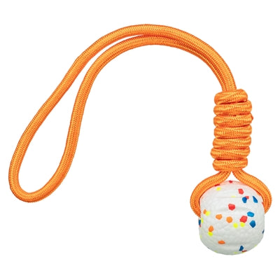 Trixie Bal Aan Touw Light & Strong Wit / Meerkleurig 7,5X7,5X40 Cm 3 St