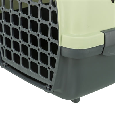 Trixie Vervoersbox Capri 2 Donkergrijs / Pastelgroen 37X55X34 Cm