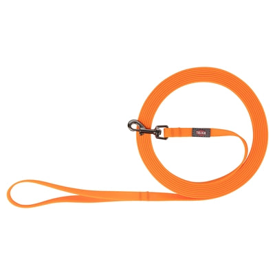 Trixie Sleeplijn Easy Life Gripvast Waterafstotend Afwasbaar Oranje 500X1,3 Cm