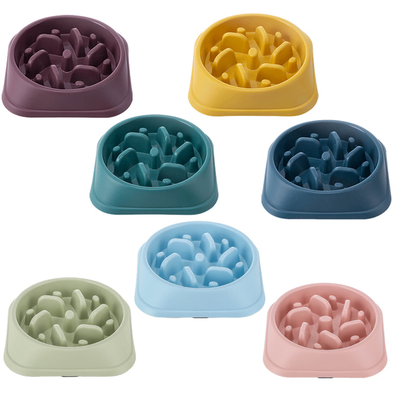 Anti Schrok Honden voerbak – Anti slip hondenvoerbak Langzamer & Gezonder Eten voor Jouw Hond - Licht Blauw