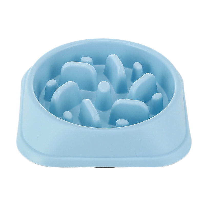 Anti Schrok Honden voerbak – Anti slip hondenvoerbak Langzamer & Gezonder Eten voor Jouw Hond - Licht Blauw