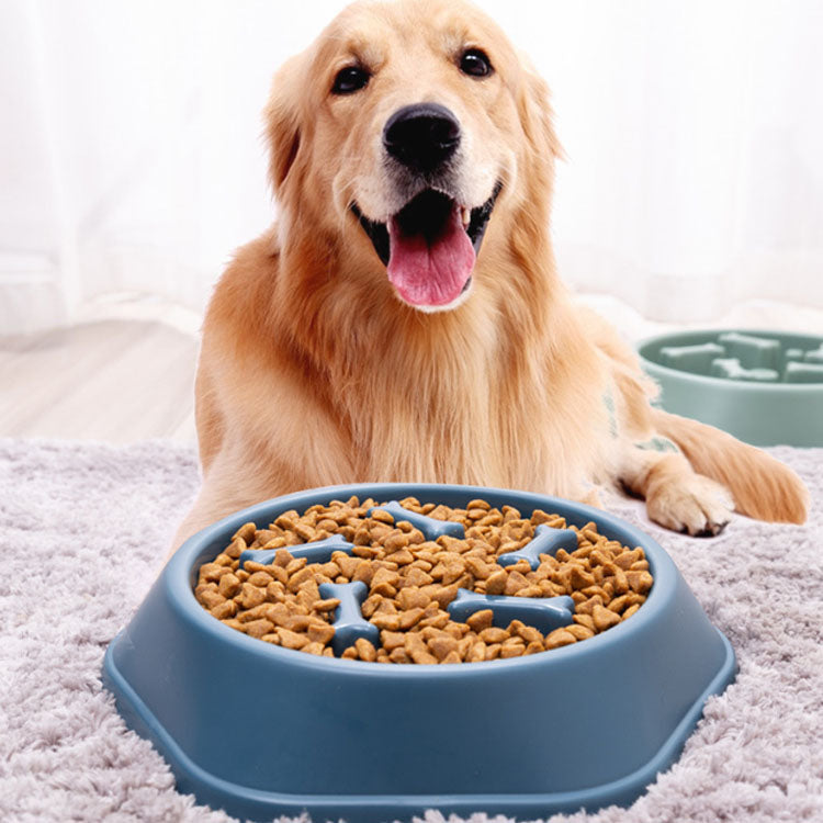 Anti-Schrok Voerbak voor Honden – Langzaam Eten - Slowfeeder hond, Anti-slip, Anti-Knoei & Duurzaam