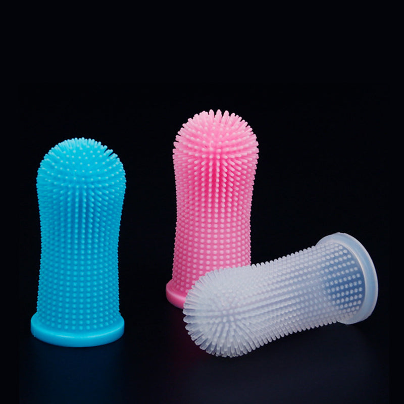 Honden tandenborstel - Set x5 stuks - Vingertandenborstel hond – Silicone Vinger – Tandenborstel voor Honden – Tandverzorging