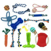 x15 kauwspeeltjes - Honden speelgoed - Puppy's en Middelgrote Honden- Interactive - Hondenspeeltjes